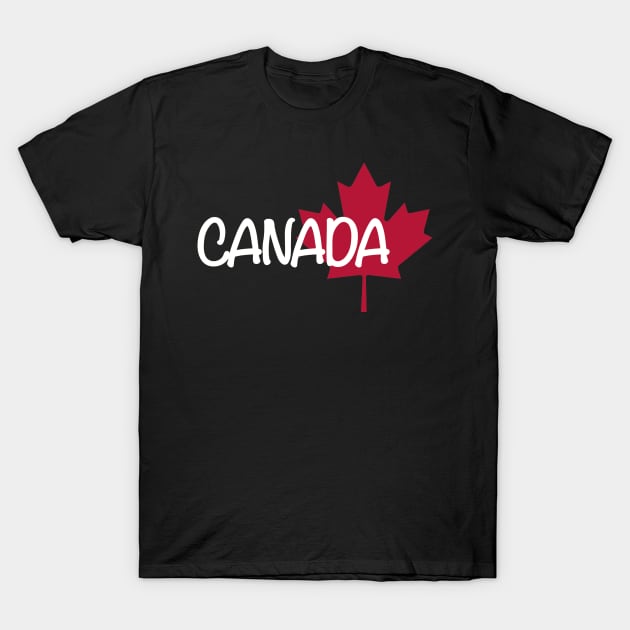 Canada maple leaf T-Shirt by Designzz